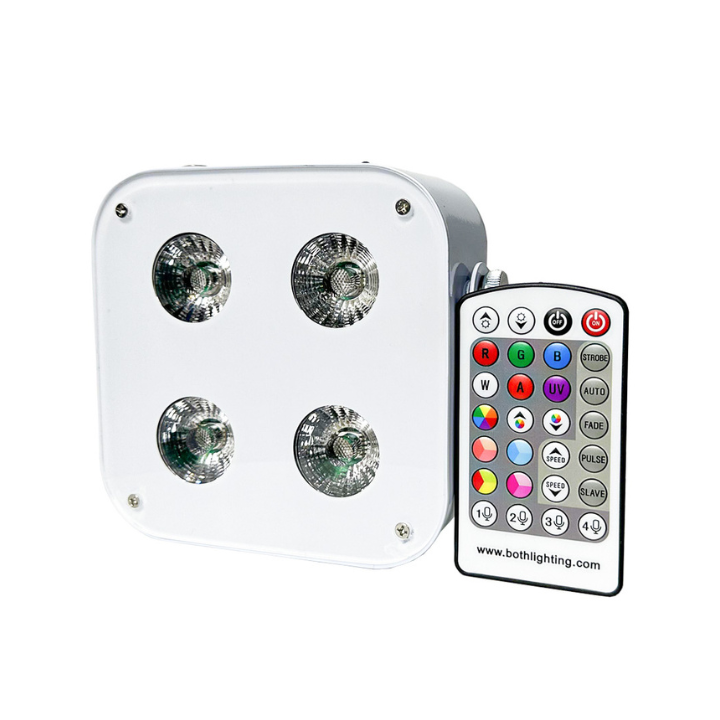 IR4 Mini Uplight 4X12W (IR Remote+display) - Image 6