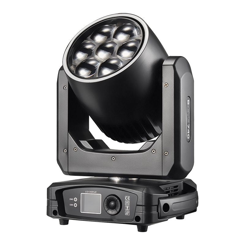 SPLASH X - 7x40w Bee Eyes LED Moving Head Light Wash & Zoom RGBW with Halo Ring - Image 2
