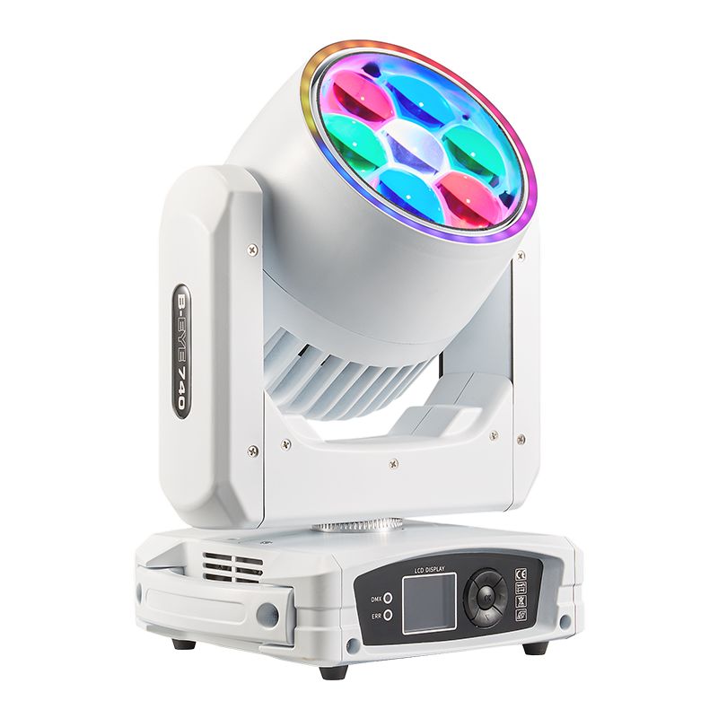 SPLASH X - 7x40w Bee Eyes LED Moving Head Light Wash & Zoom RGBW with Halo Ring - Image 11