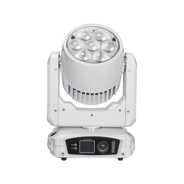 SPLASH X - 7x40w Bee Eyes LED Moving Head Light Wash & Zoom RGBW with Halo Ring - Image 10