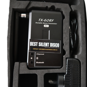 Best Silent Disco Transmitter 3-Channel Bluethooth TX-60RF