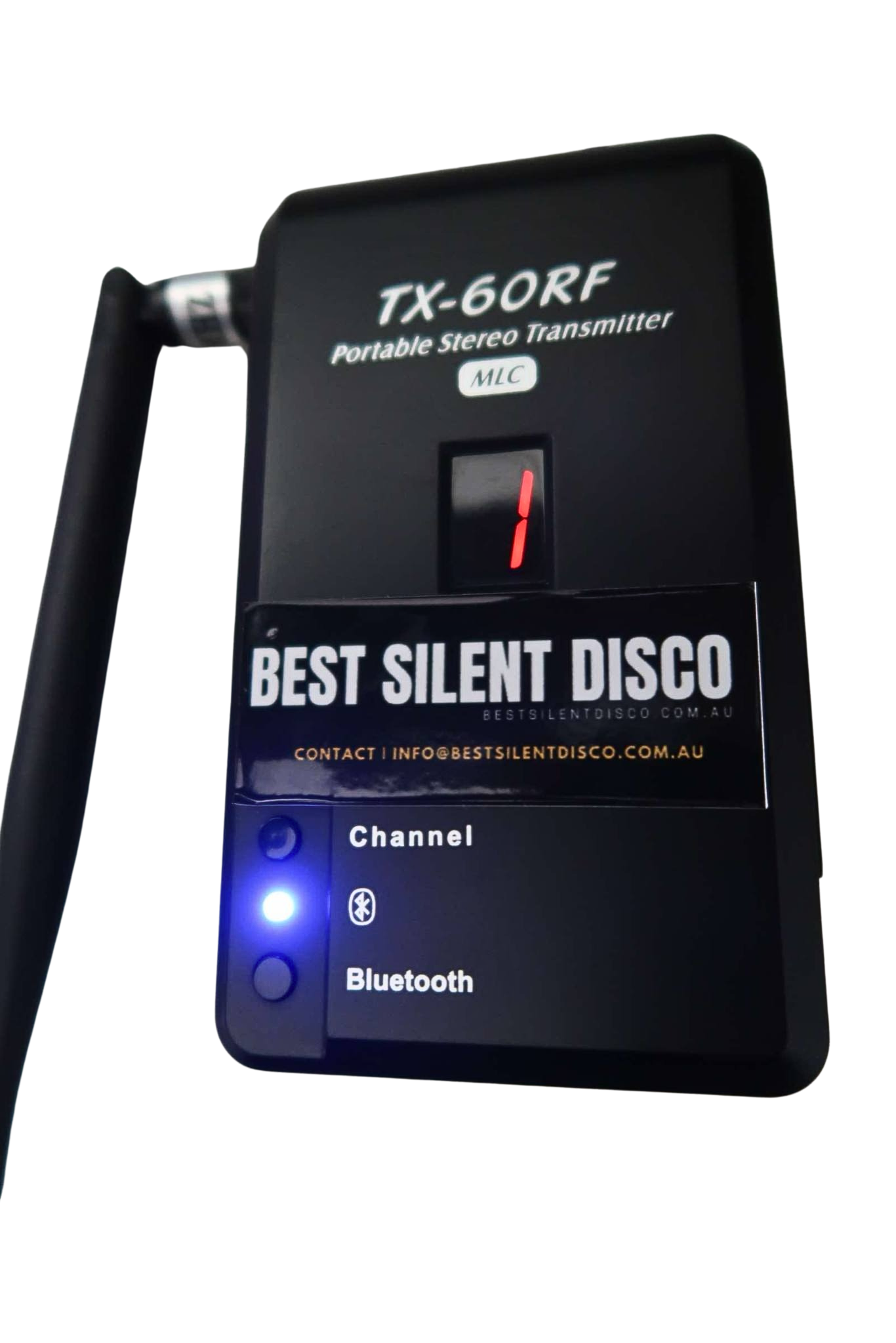 Best Silent Disco Transmitter 3-Channel Bluethooth TX-60RF - Image 2