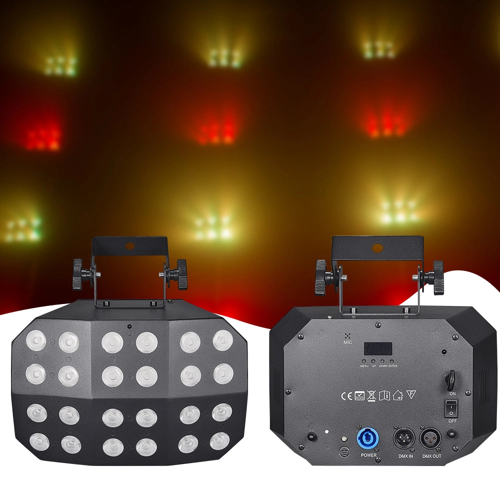 Spider Wash Light - RGBWA UV - Battery Powered -Wireless DMX - Image 7