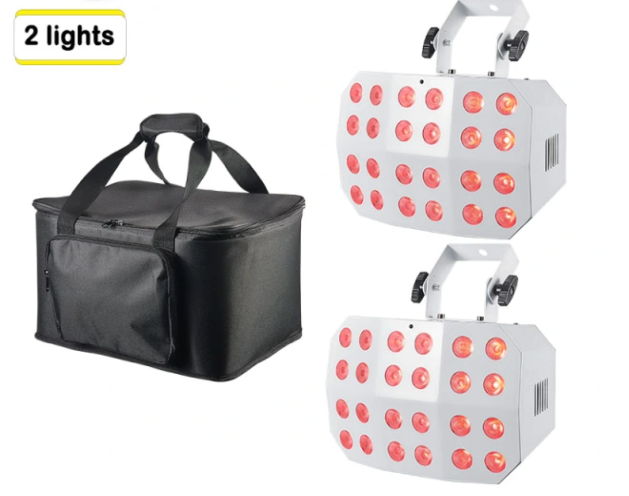 Spider Wash Light - RGBWA UV - Battery Powered -Wireless DMX - Image 5